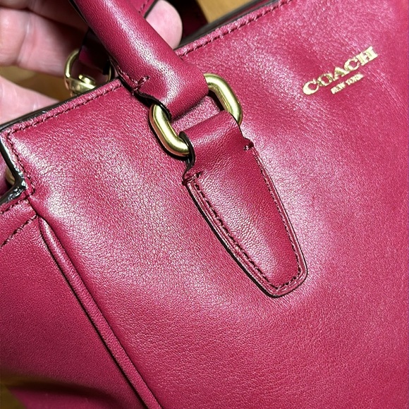 COACH Legacy Leather Mini Tanner Satchel/Crossbody - Picture 11 of 16